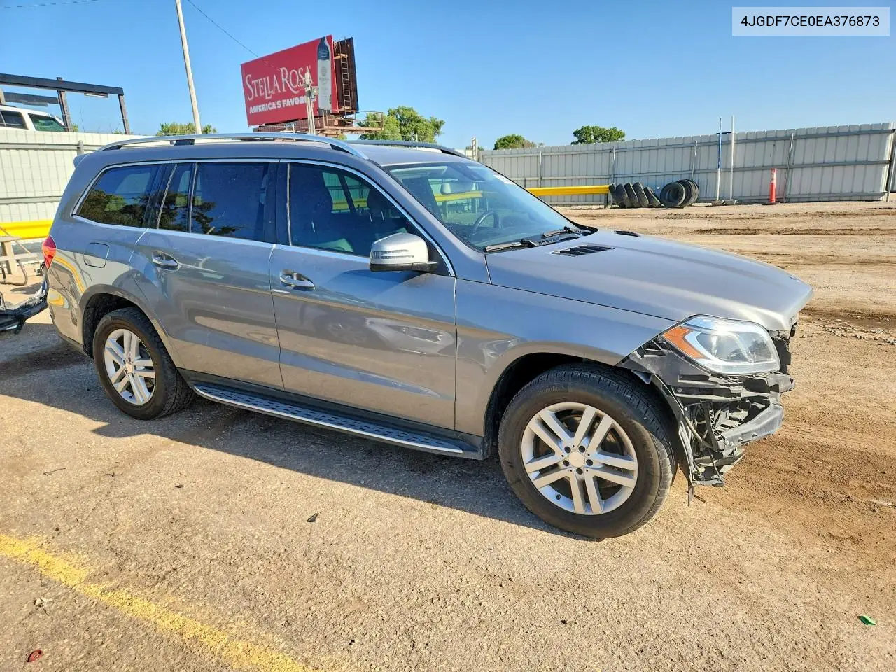 2014 Mercedes-Benz Gl 450 4Matic VIN: 4JGDF7CE0EA376873 Lot: 55854026