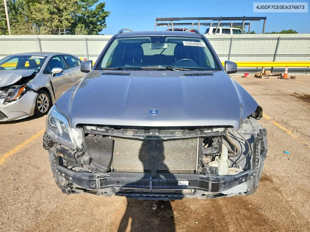 2014 Mercedes-Benz Gl 450 4Matic VIN: 4JGDF7CE0EA376873 Lot: 55854026