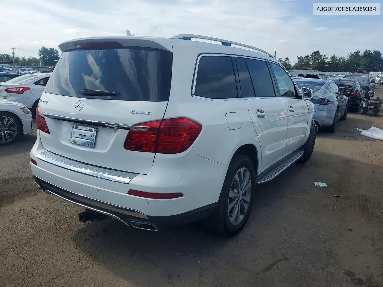 2014 Mercedes-Benz Gl 450 4Matic VIN: 4JGDF7CE6EA389384 Lot: 56339976