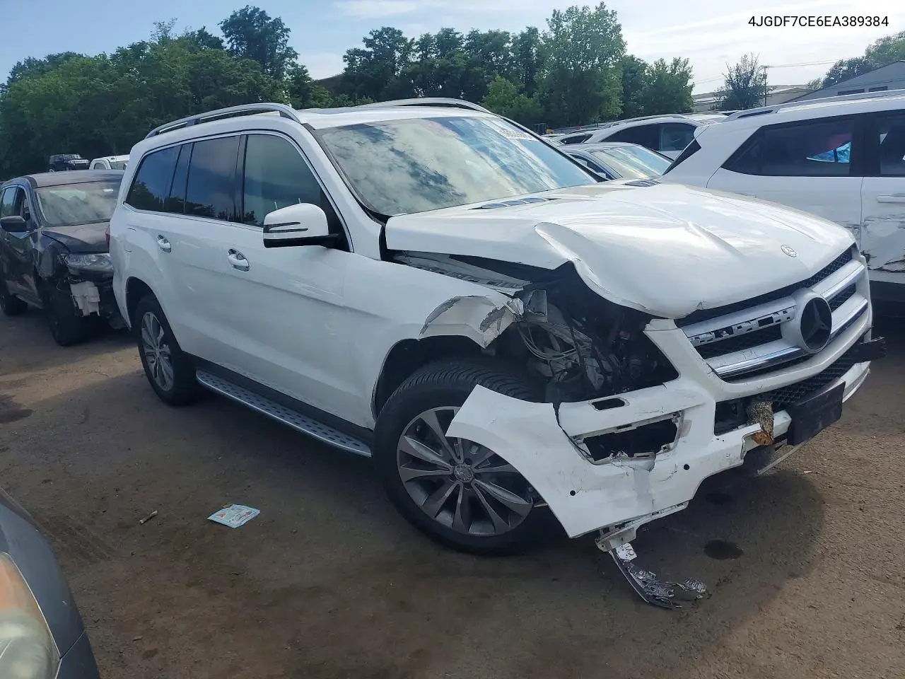 2014 Mercedes-Benz Gl 450 4Matic VIN: 4JGDF7CE6EA389384 Lot: 56339976