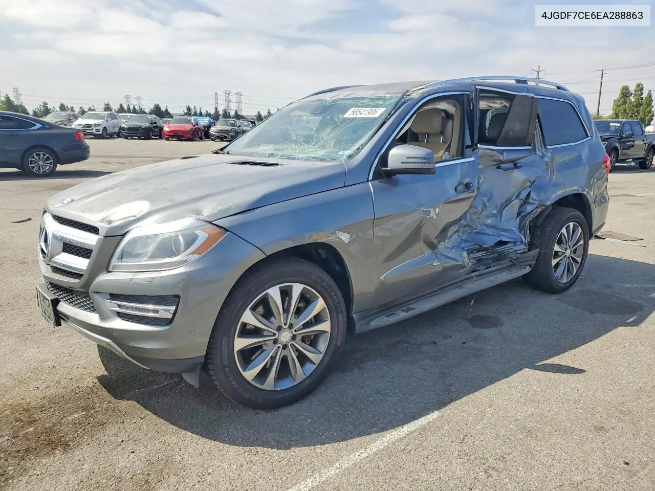 2014 Mercedes-Benz Gl 450 4Matic VIN: 4JGDF7CE6EA288863 Lot: 56541906
