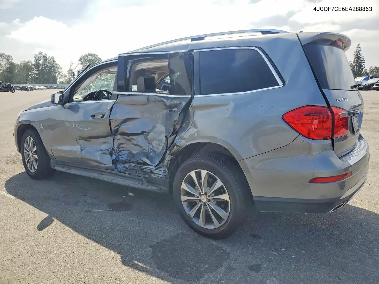 2014 Mercedes-Benz Gl 450 4Matic VIN: 4JGDF7CE6EA288863 Lot: 56541906