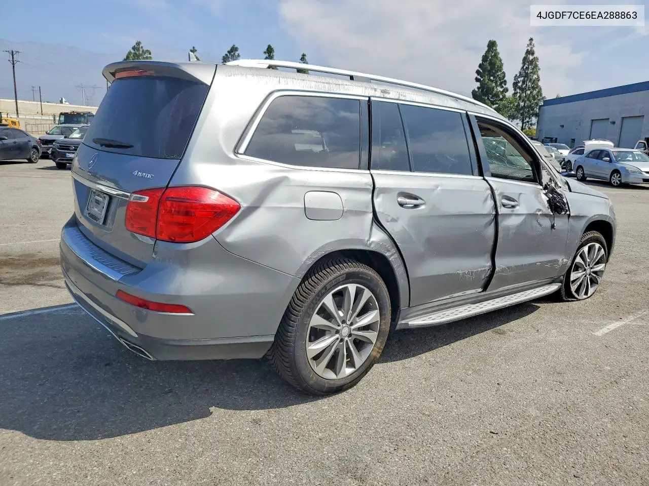 2014 Mercedes-Benz Gl 450 4Matic VIN: 4JGDF7CE6EA288863 Lot: 56541906
