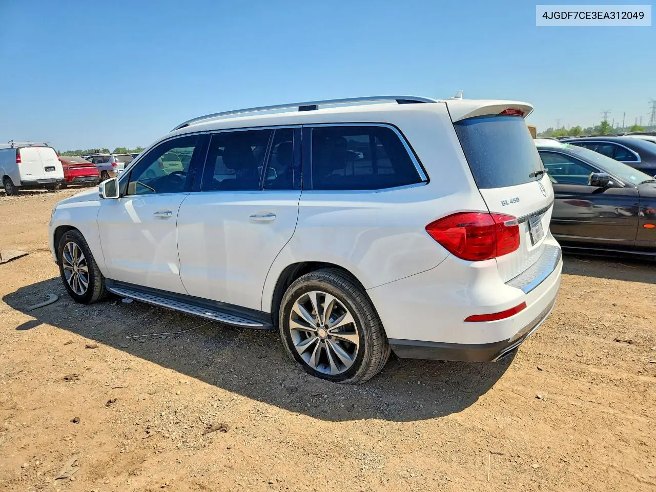2014 Mercedes-Benz Gl 450 4Matic VIN: 4JGDF7CE3EA312049 Lot: 57164346
