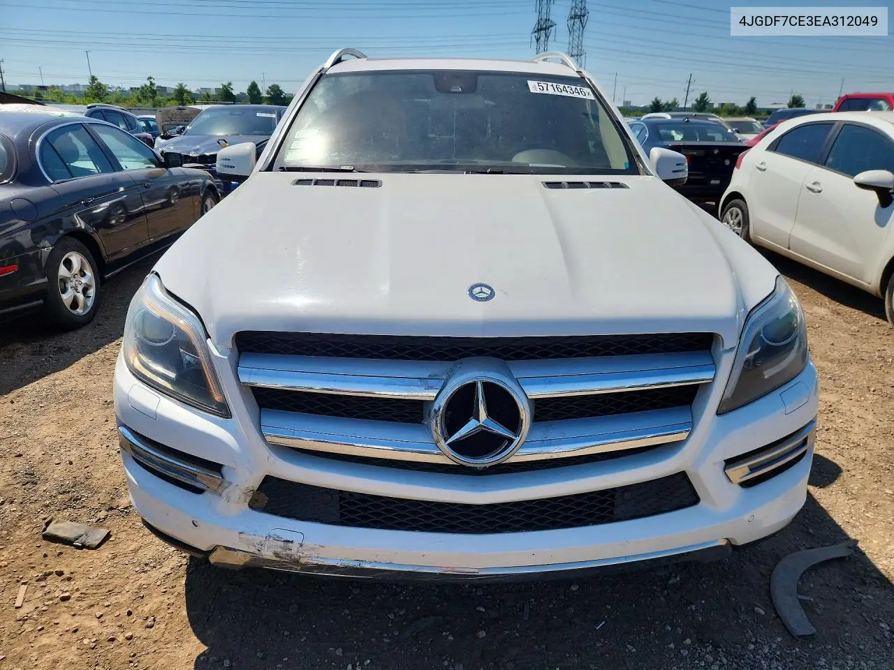 2014 Mercedes-Benz Gl 450 4Matic VIN: 4JGDF7CE3EA312049 Lot: 57164346