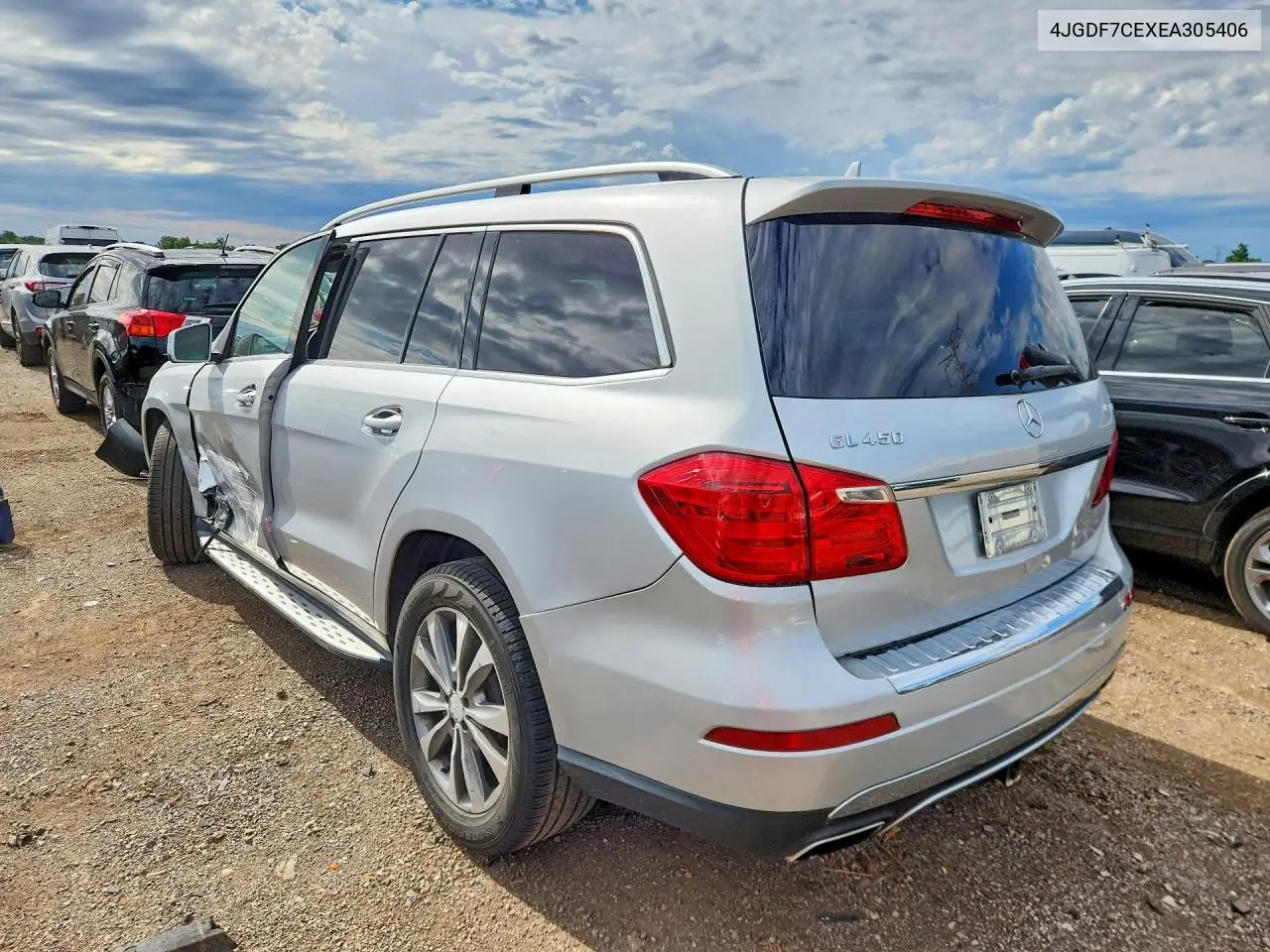 2014 Mercedes-Benz Gl 450 4Matic VIN: 4JGDF7CEXEA305406 Lot: 57254476