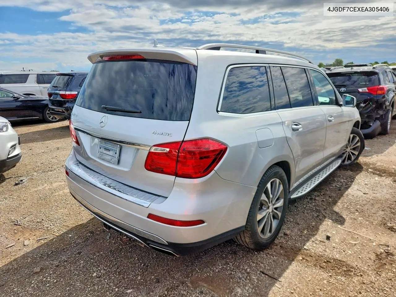 2014 Mercedes-Benz Gl 450 4Matic VIN: 4JGDF7CEXEA305406 Lot: 57254476