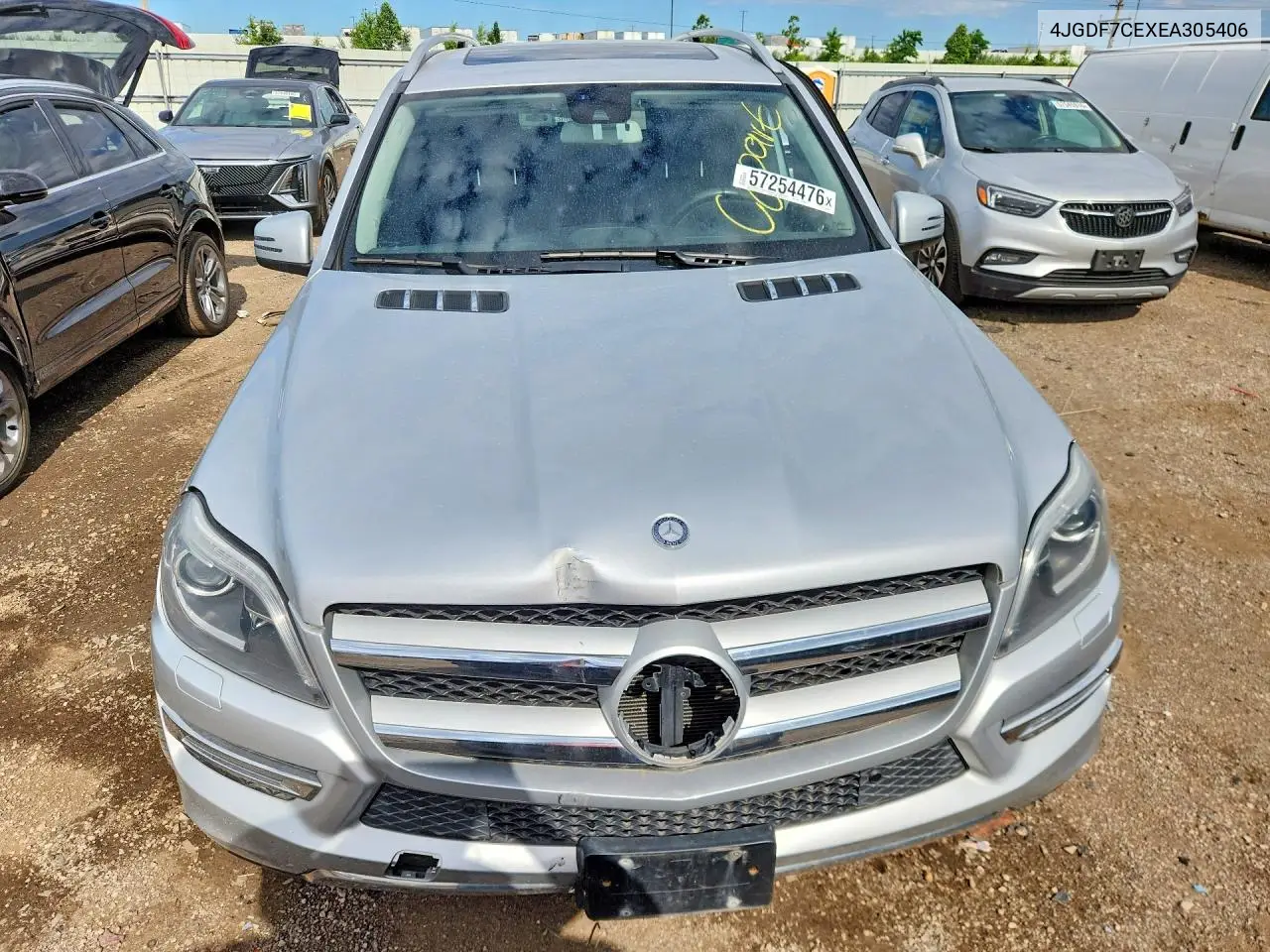 2014 Mercedes-Benz Gl 450 4Matic VIN: 4JGDF7CEXEA305406 Lot: 57254476