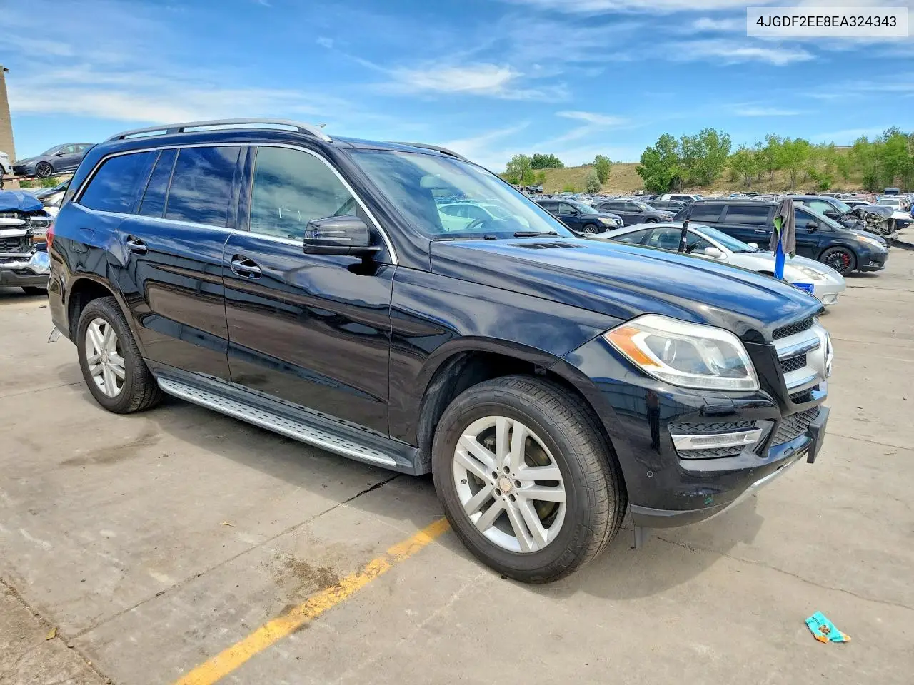 2014 Mercedes-Benz Gl 350 Bluetec VIN: 4JGDF2EE8EA324343 Lot: 57395976