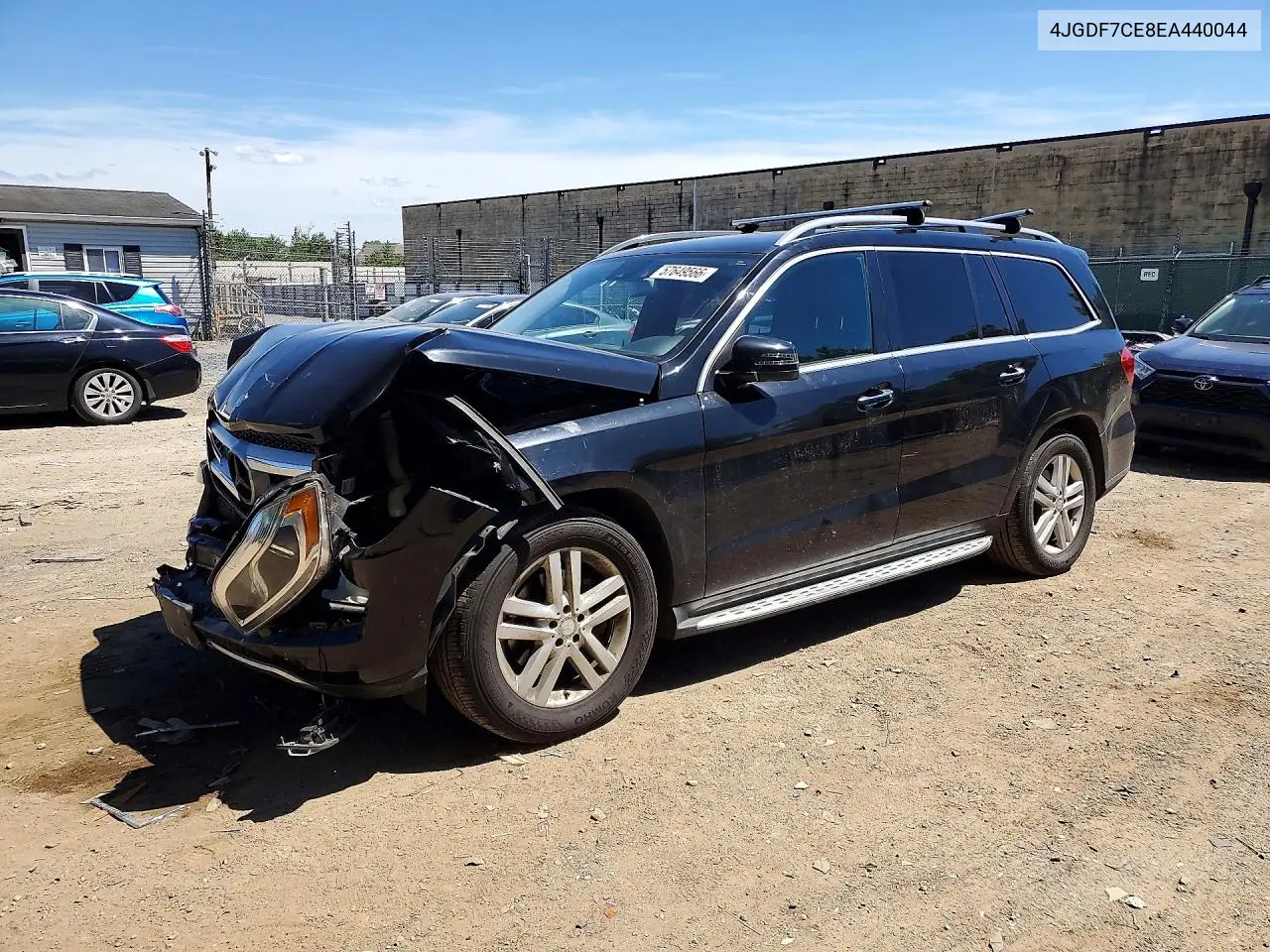 2014 Mercedes-Benz Gl 450 4Matic VIN: 4JGDF7CE8EA440044 Lot: 57649566