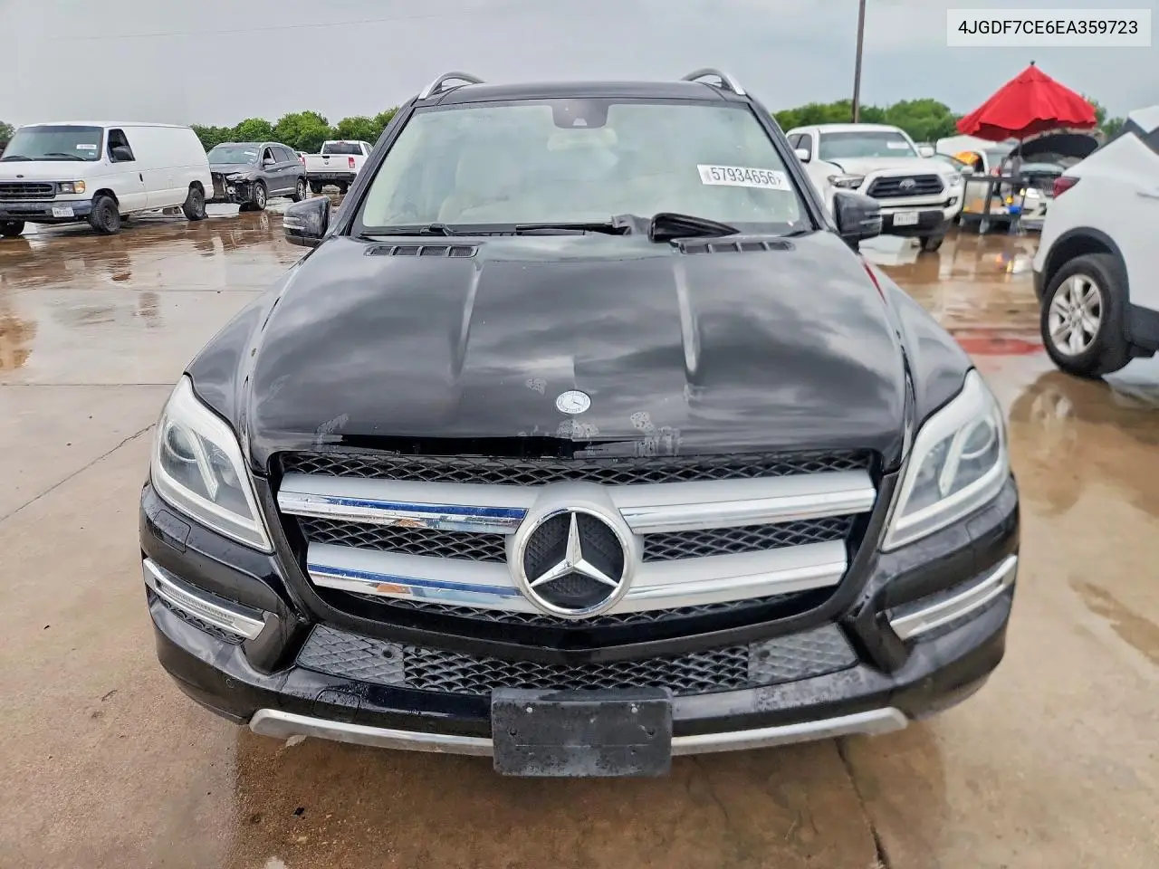 2014 Mercedes-Benz Gl 450 4Matic VIN: 4JGDF7CE6EA359723 Lot: 57934656