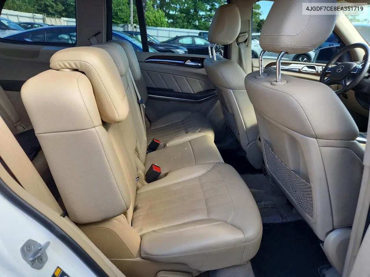 2014 Mercedes-Benz Gl 450 4Matic VIN: 4JGDF7CE8EA351719 Lot: 58145586