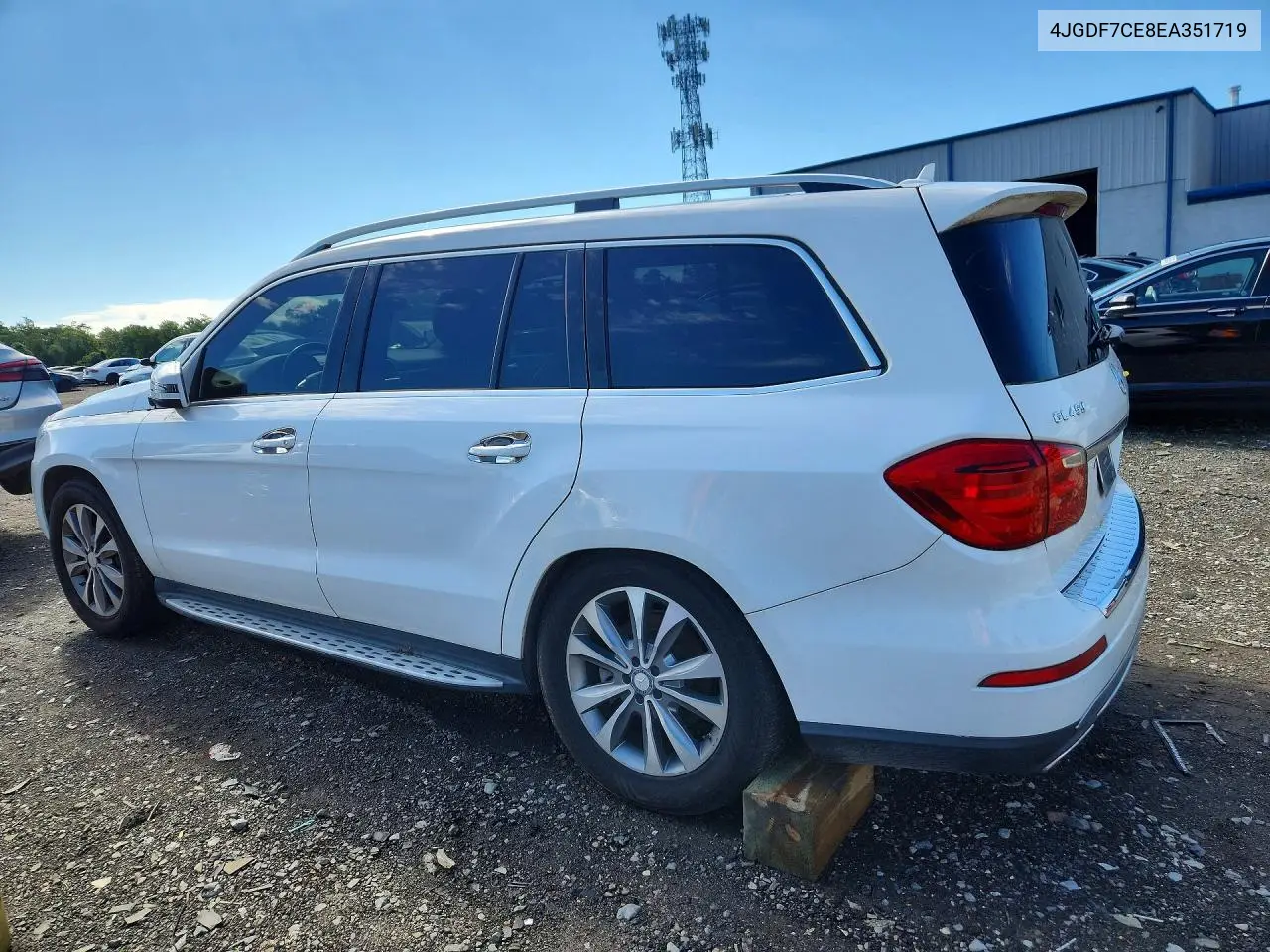 2014 Mercedes-Benz Gl 450 4Matic VIN: 4JGDF7CE8EA351719 Lot: 58145586
