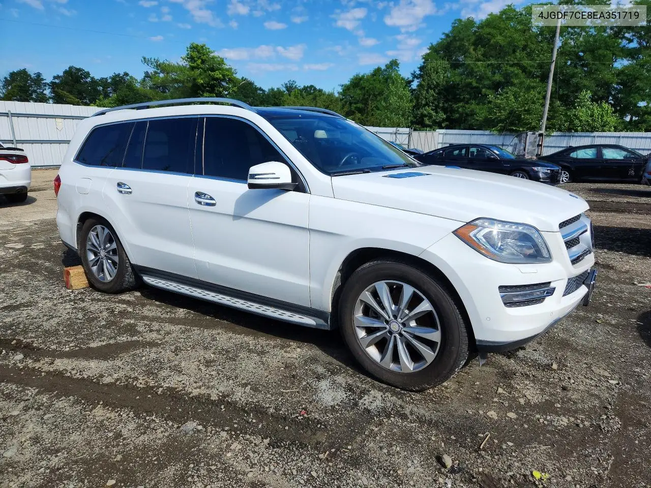 2014 Mercedes-Benz Gl 450 4Matic VIN: 4JGDF7CE8EA351719 Lot: 58145586
