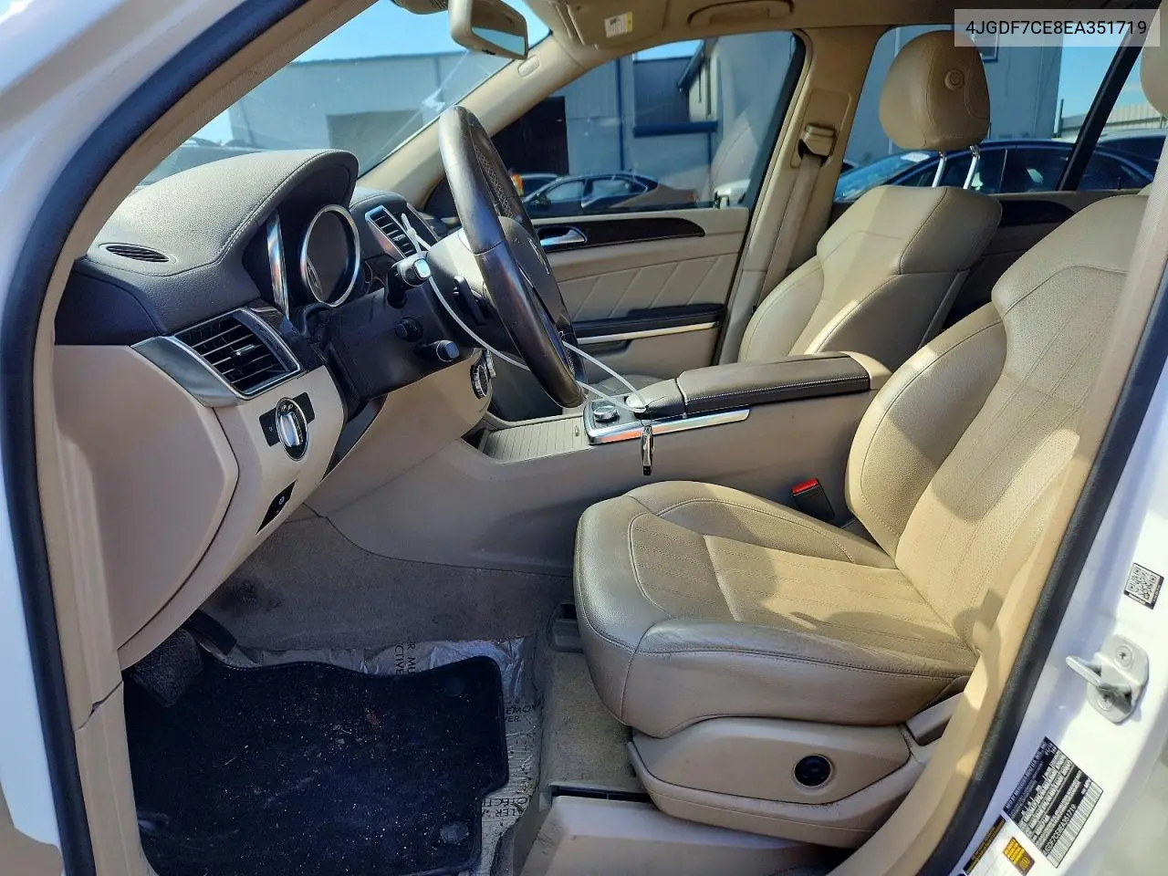 2014 Mercedes-Benz Gl 450 4Matic VIN: 4JGDF7CE8EA351719 Lot: 58145586