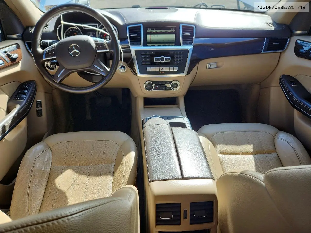 2014 Mercedes-Benz Gl 450 4Matic VIN: 4JGDF7CE8EA351719 Lot: 58145586
