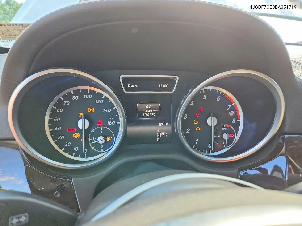 2014 Mercedes-Benz Gl 450 4Matic VIN: 4JGDF7CE8EA351719 Lot: 58145586