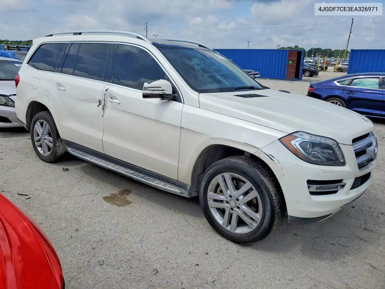 2014 Mercedes-Benz Gl 450 4Matic VIN: 4JGDF7CE3EA326971 Lot: 58783226