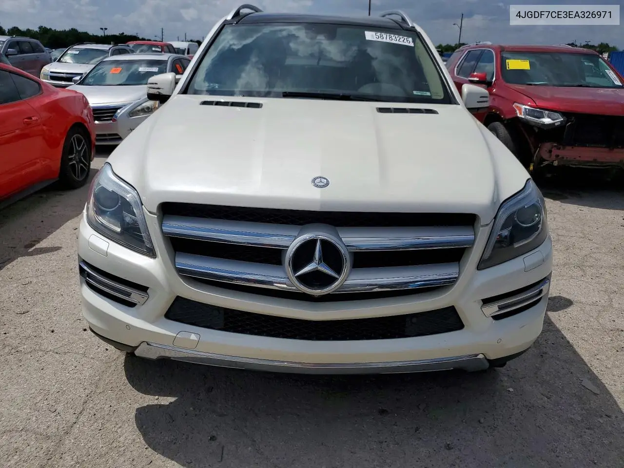 2014 Mercedes-Benz Gl 450 4Matic VIN: 4JGDF7CE3EA326971 Lot: 58783226