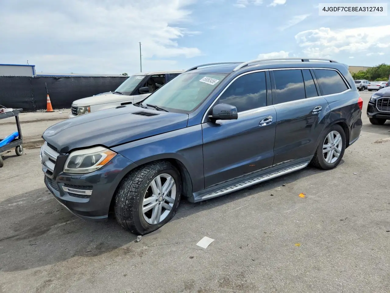 2014 Mercedes-Benz Gl 450 4Matic VIN: 4JGDF7CE8EA312743 Lot: 59063456