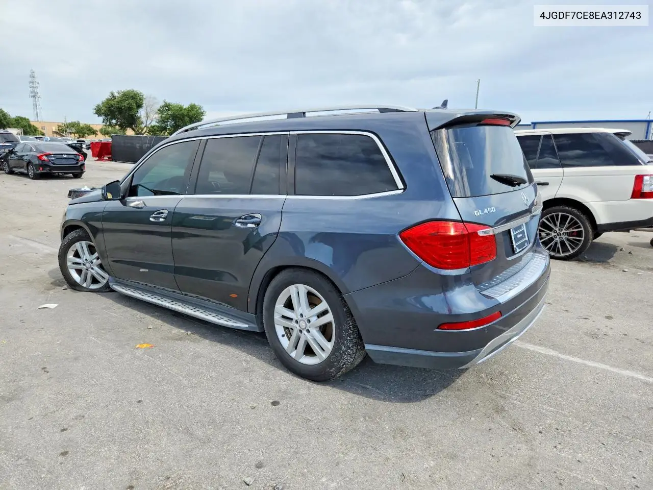 2014 Mercedes-Benz Gl 450 4Matic VIN: 4JGDF7CE8EA312743 Lot: 59063456