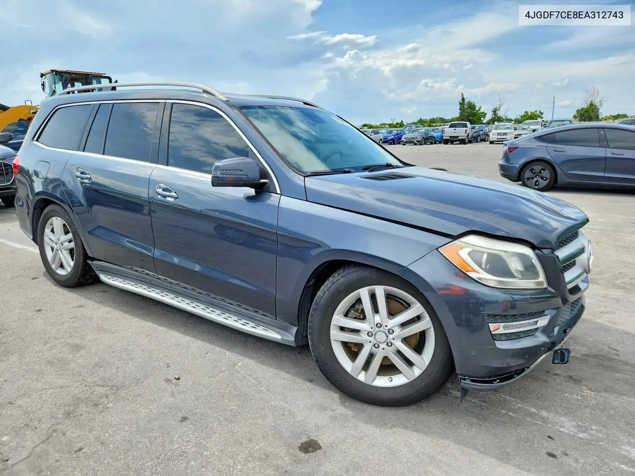 2014 Mercedes-Benz Gl 450 4Matic VIN: 4JGDF7CE8EA312743 Lot: 59063456