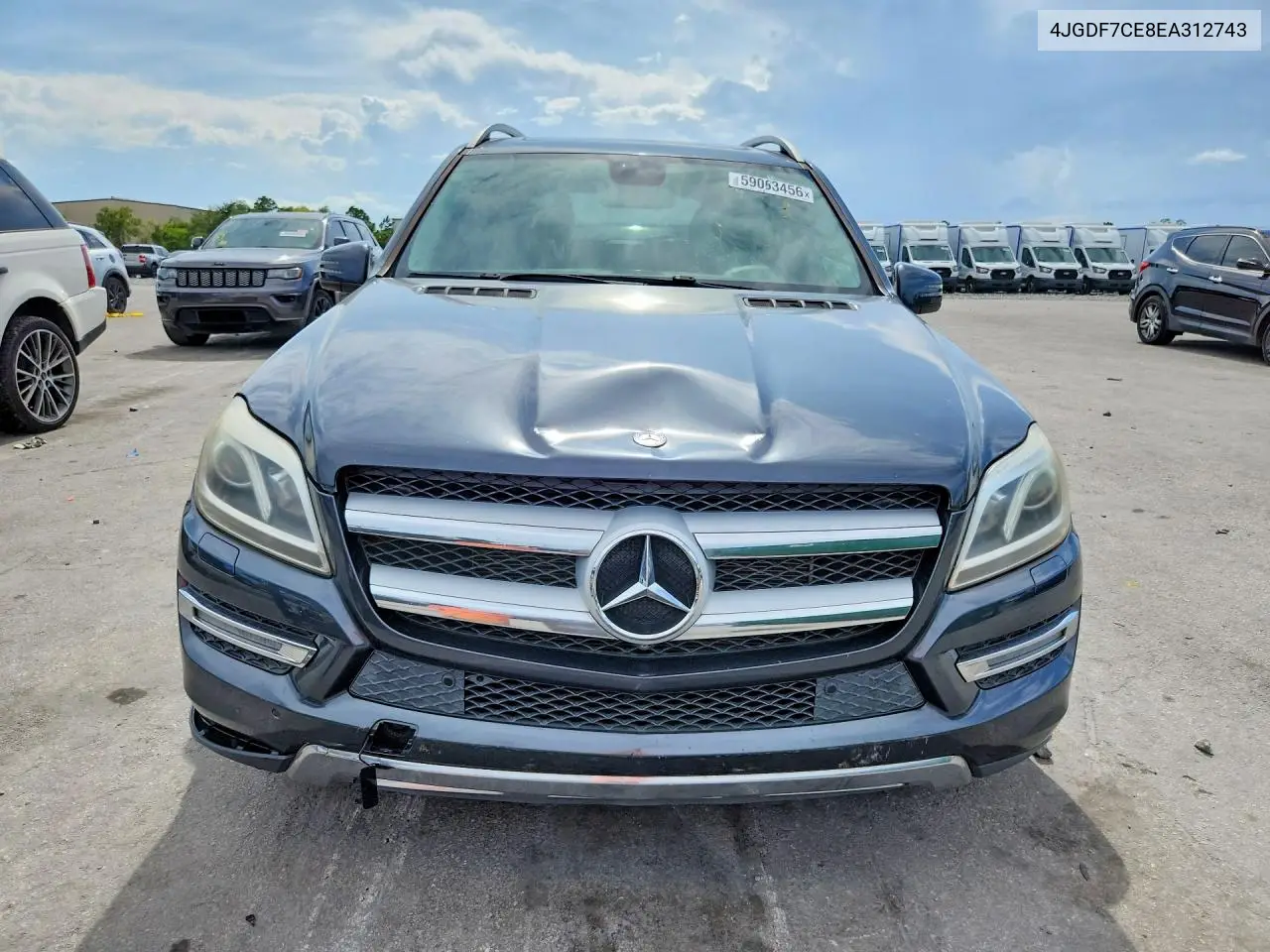2014 Mercedes-Benz Gl 450 4Matic VIN: 4JGDF7CE8EA312743 Lot: 59063456