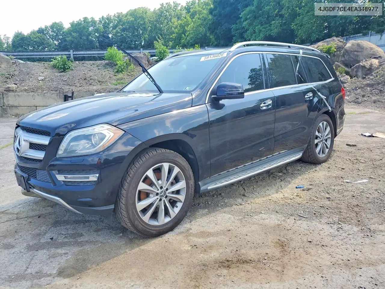 2014 Mercedes-Benz Gl 450 4Matic VIN: 4JGDF7CE4EA348977 Lot: 59136026