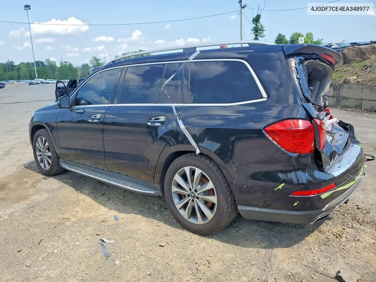 2014 Mercedes-Benz Gl 450 4Matic VIN: 4JGDF7CE4EA348977 Lot: 59136026