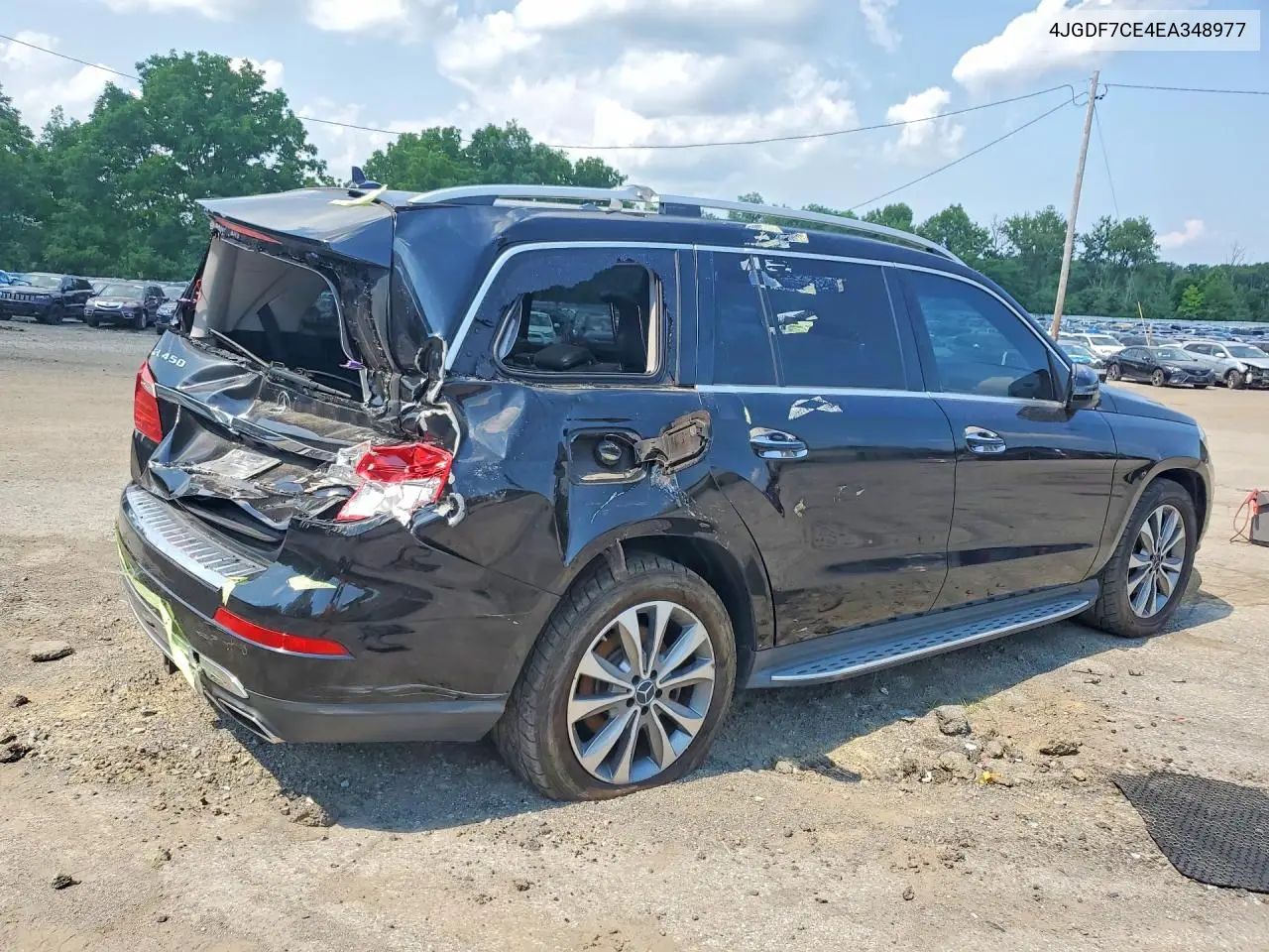 2014 Mercedes-Benz Gl 450 4Matic VIN: 4JGDF7CE4EA348977 Lot: 59136026
