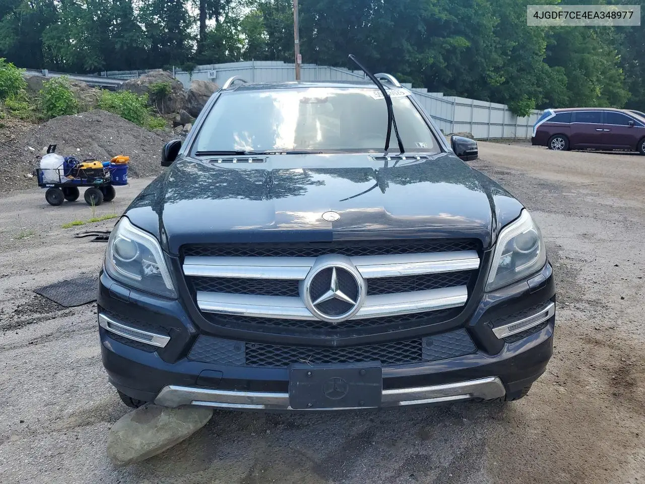 2014 Mercedes-Benz Gl 450 4Matic VIN: 4JGDF7CE4EA348977 Lot: 59136026