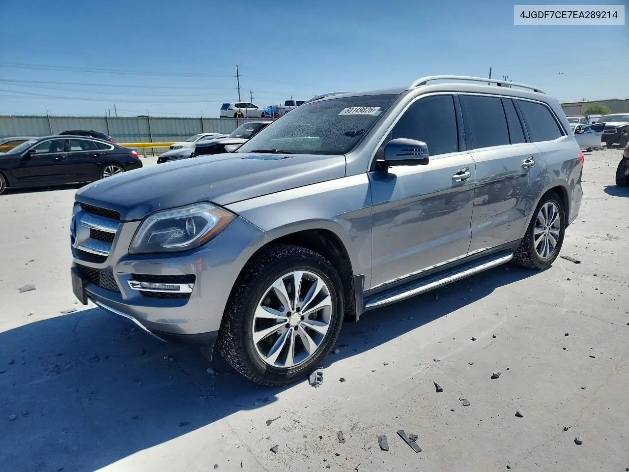 2014 Mercedes-Benz Gl 450 4Matic VIN: 4JGDF7CE7EA289214 Lot: 60149826