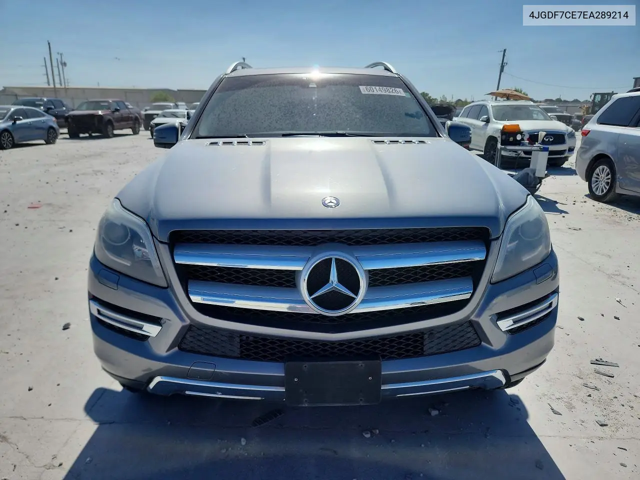 2014 Mercedes-Benz Gl 450 4Matic VIN: 4JGDF7CE7EA289214 Lot: 60149826