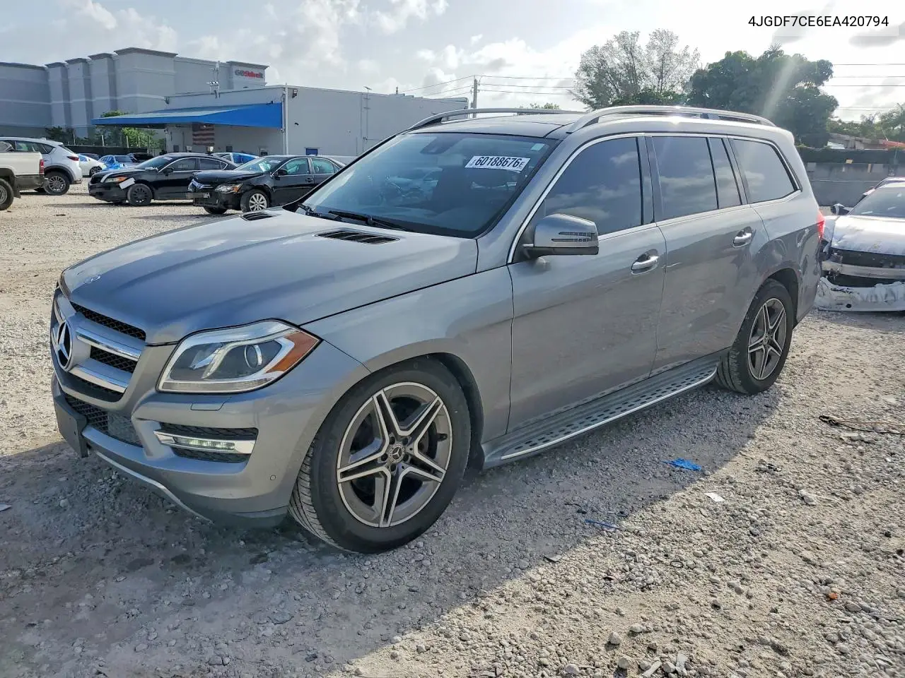 2014 Mercedes-Benz Gl 450 4Matic VIN: 4JGDF7CE6EA420794 Lot: 60188676