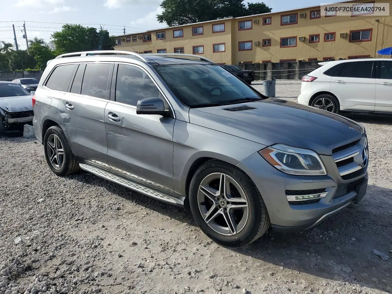 2014 Mercedes-Benz Gl 450 4Matic VIN: 4JGDF7CE6EA420794 Lot: 60188676
