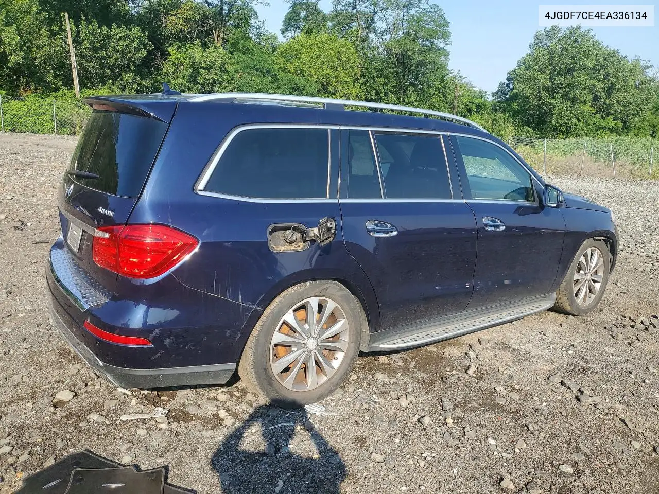 2014 Mercedes-Benz Gl 450 4Matic VIN: 4JGDF7CE4EA336134 Lot: 60808996
