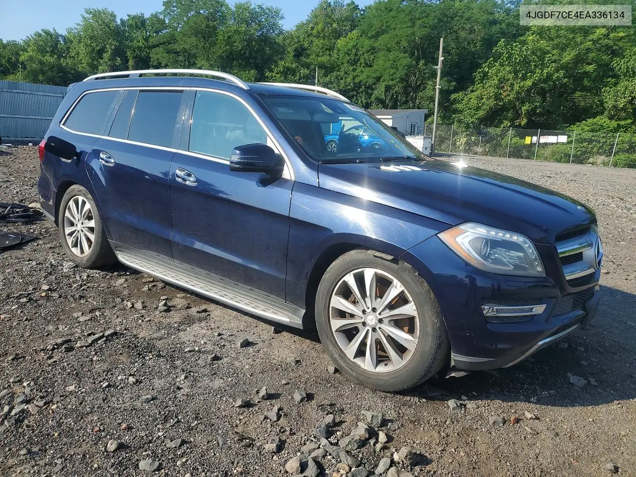 2014 Mercedes-Benz Gl 450 4Matic VIN: 4JGDF7CE4EA336134 Lot: 60808996