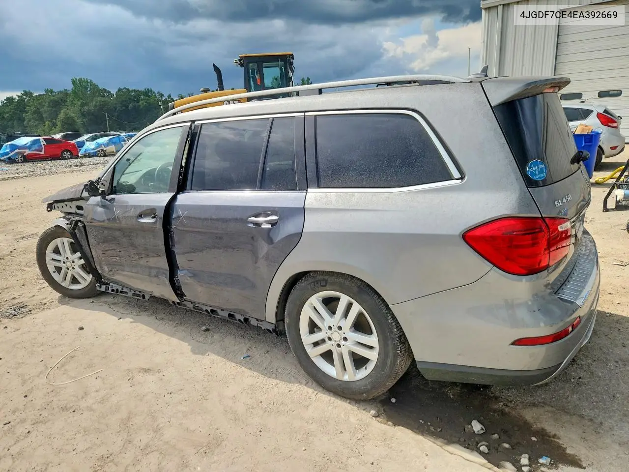 2014 Mercedes-Benz Gl 450 4Matic VIN: 4JGDF7CE4EA392669 Lot: 61147626