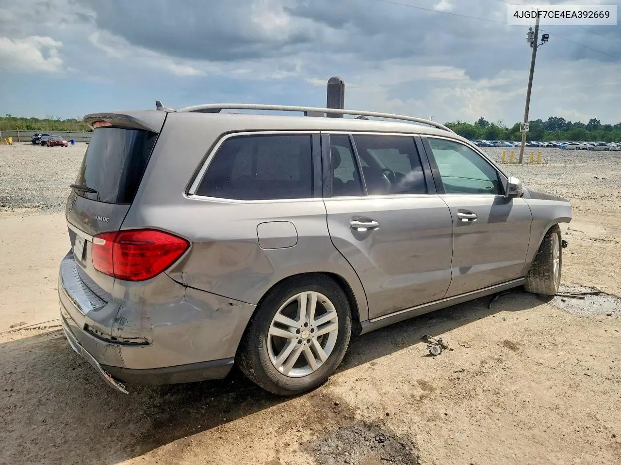 2014 Mercedes-Benz Gl 450 4Matic VIN: 4JGDF7CE4EA392669 Lot: 61147626