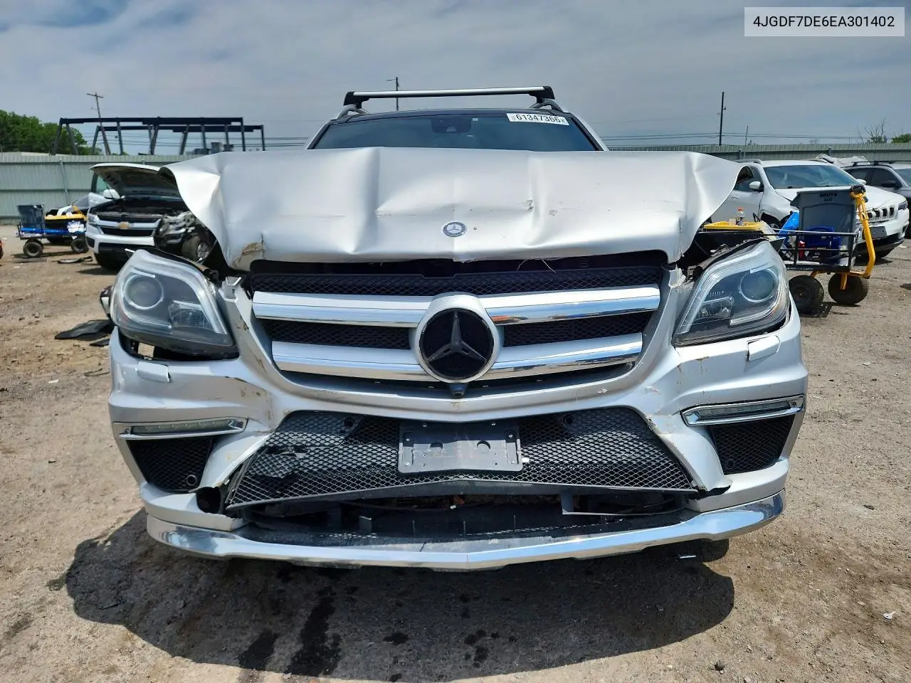 2014 Mercedes-Benz Gl 550 4Matic VIN: 4JGDF7DE6EA301402 Lot: 61347366