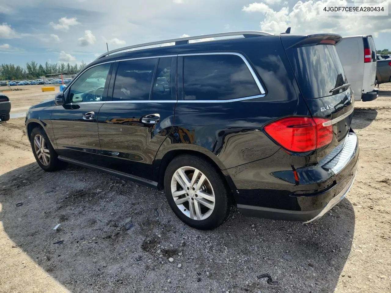 2014 Mercedes-Benz Gl 450 4Matic VIN: 4JGDF7CE9EA280434 Lot: 62117366