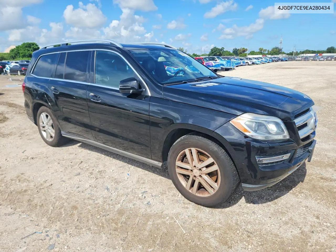 2014 Mercedes-Benz Gl 450 4Matic VIN: 4JGDF7CE9EA280434 Lot: 62117366