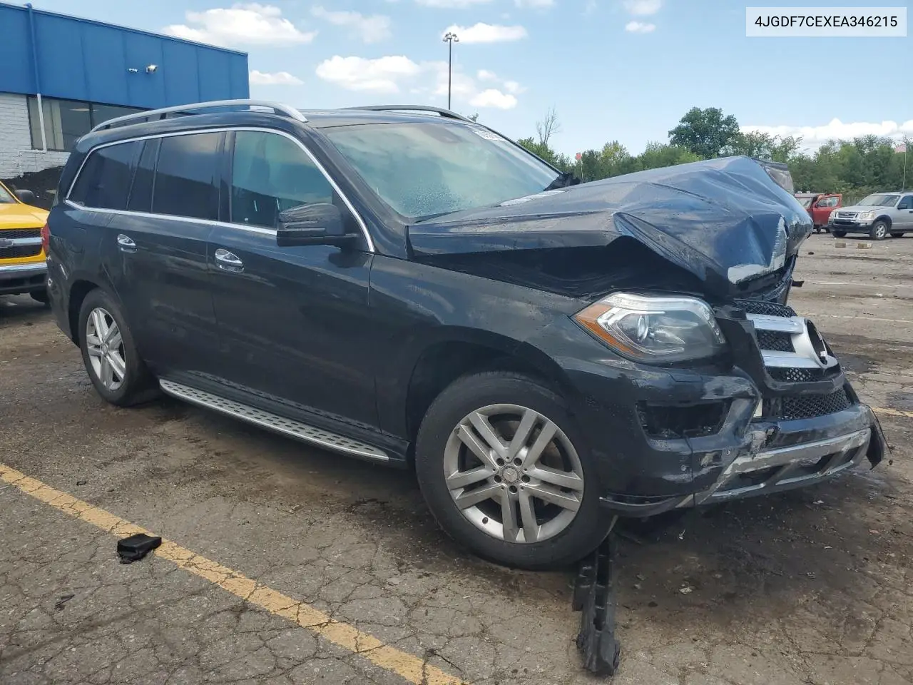 4JGDF7CEXEA346215 2014 Mercedes-Benz Gl 450 4Matic