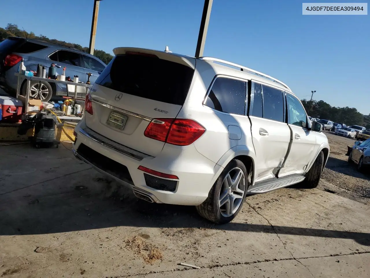 4JGDF7DE0EA309494 2014 Mercedes-Benz Gl 550 4Matic