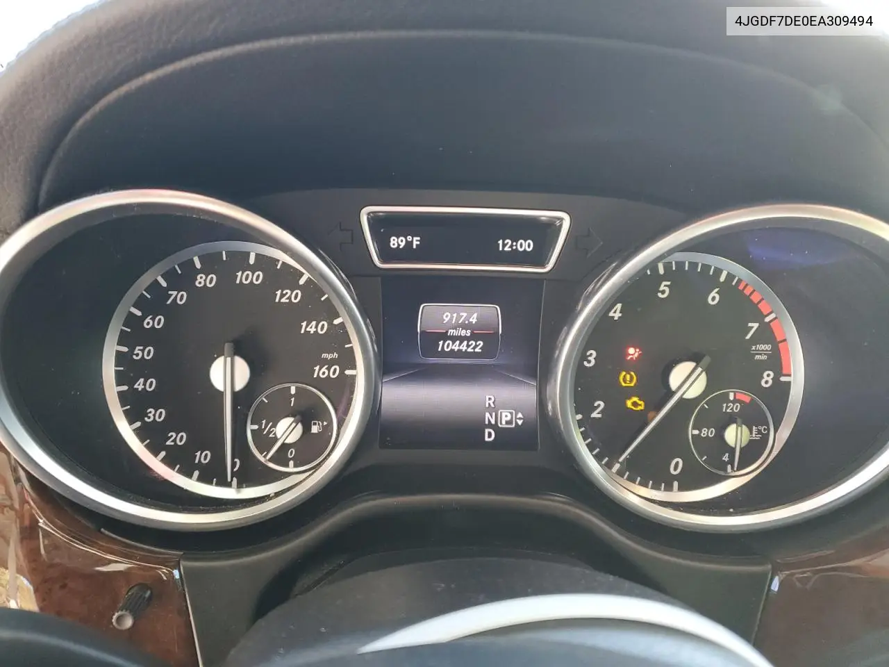 4JGDF7DE0EA309494 2014 Mercedes-Benz Gl 550 4Matic