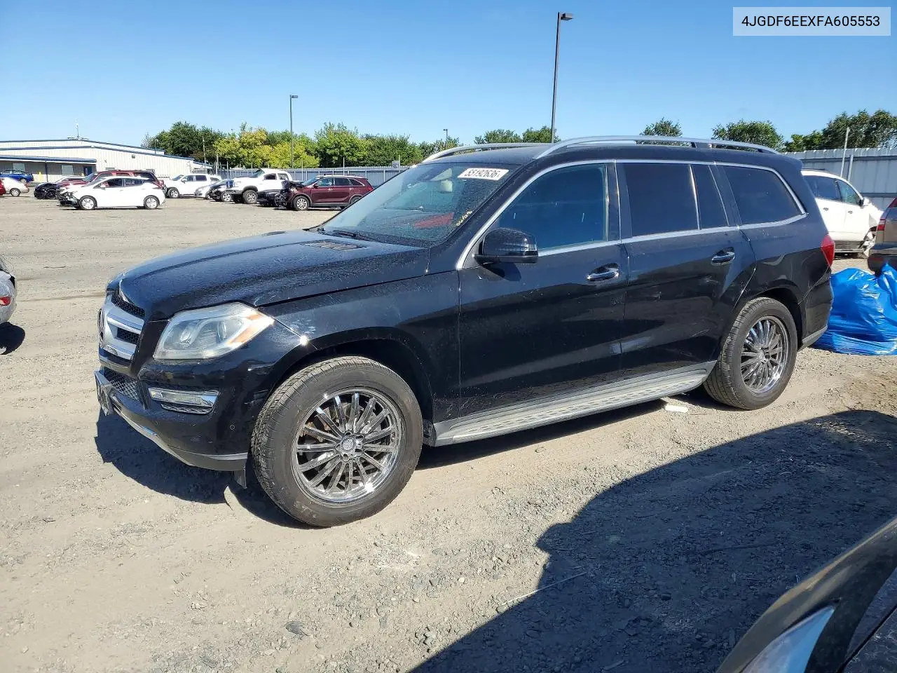 2015 Mercedes-Benz Gl 450 4Matic VIN: 4JGDF6EEXFA605553 Lot: 55192636