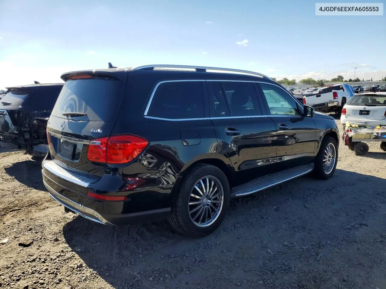 2015 Mercedes-Benz Gl 450 4Matic VIN: 4JGDF6EEXFA605553 Lot: 55192636