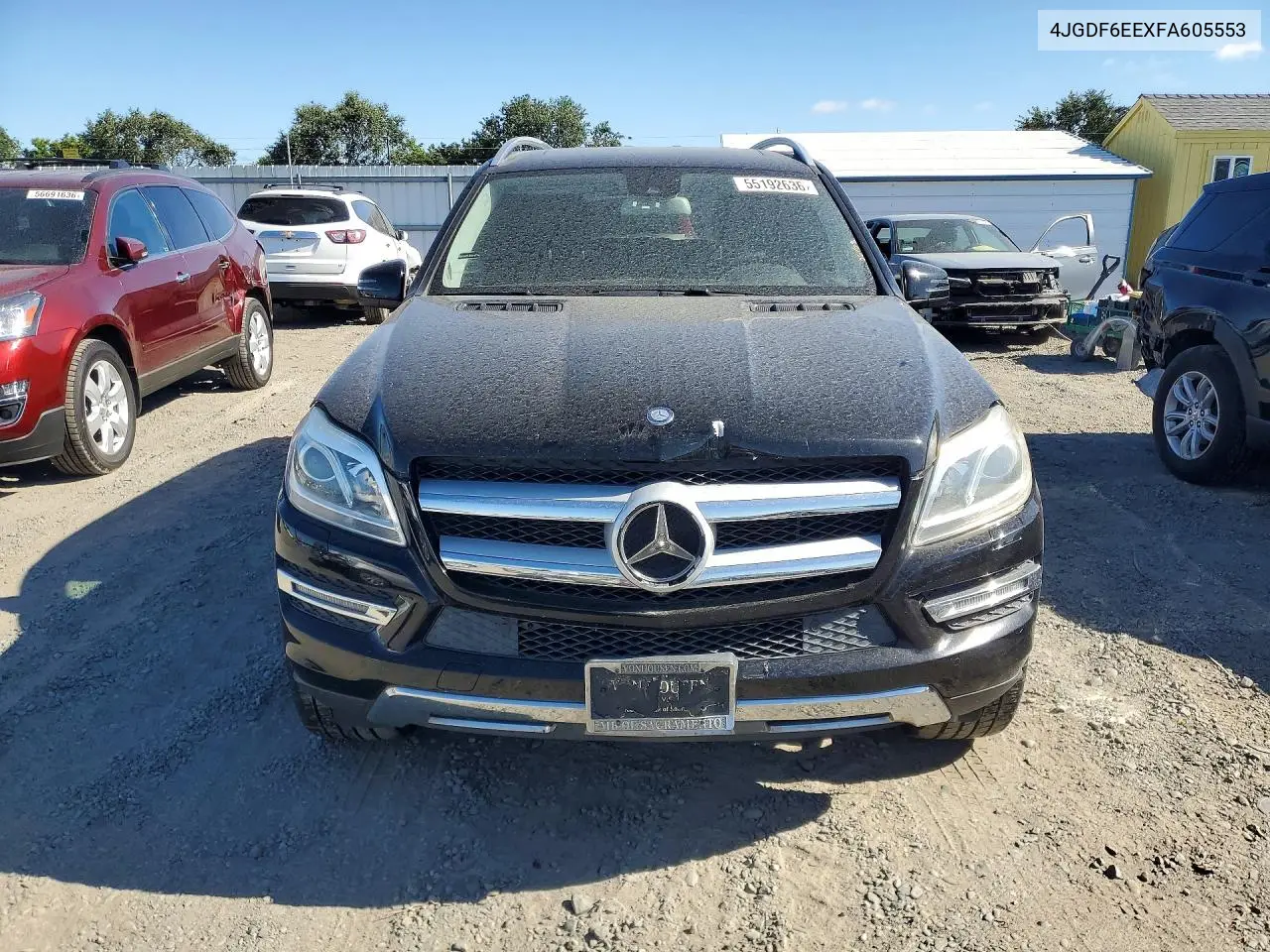 2015 Mercedes-Benz Gl 450 4Matic VIN: 4JGDF6EEXFA605553 Lot: 55192636