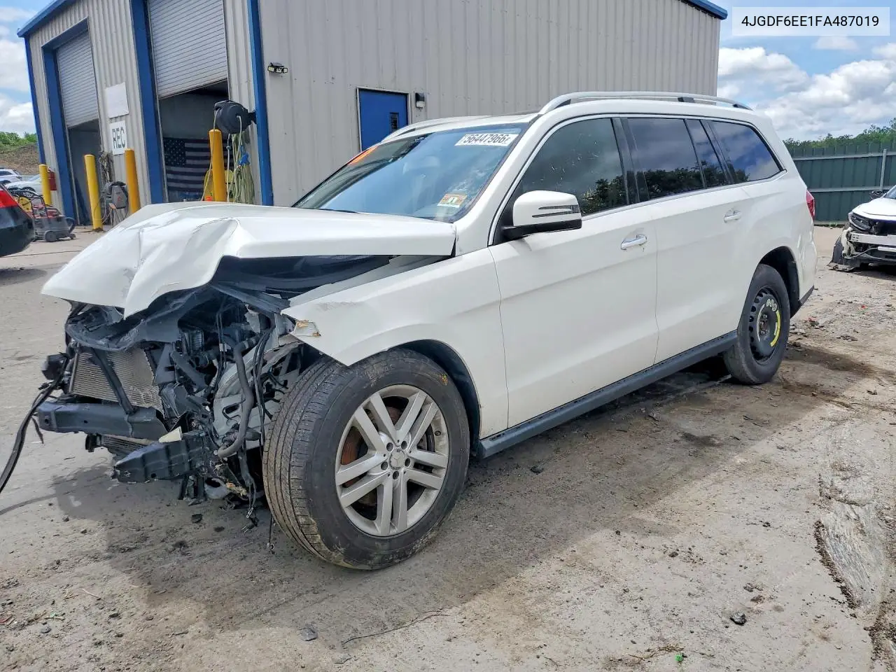 2015 Mercedes-Benz Gl 450 4Matic VIN: 4JGDF6EE1FA487019 Lot: 56447966