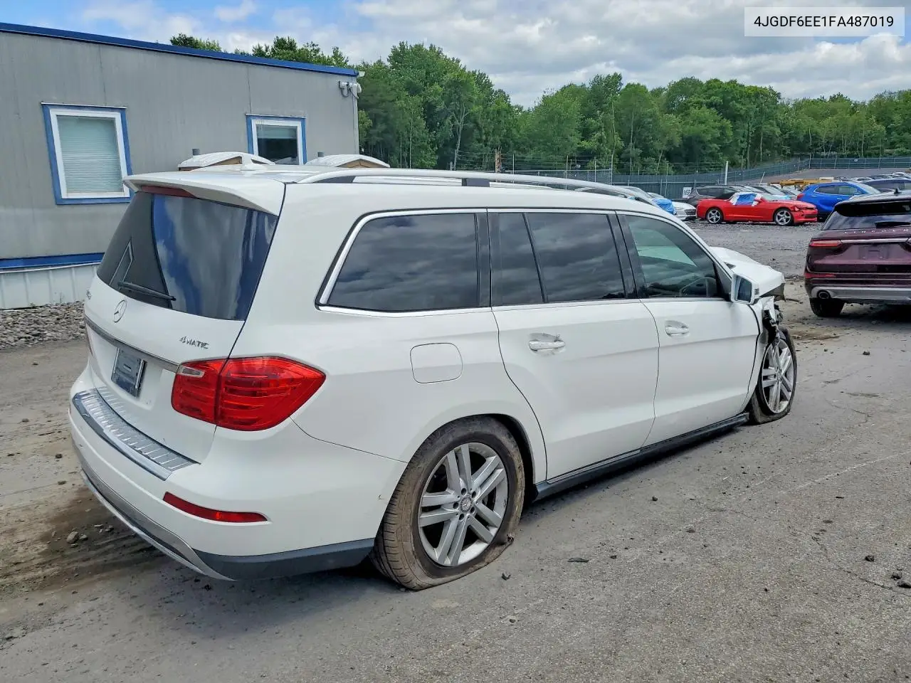 2015 Mercedes-Benz Gl 450 4Matic VIN: 4JGDF6EE1FA487019 Lot: 56447966